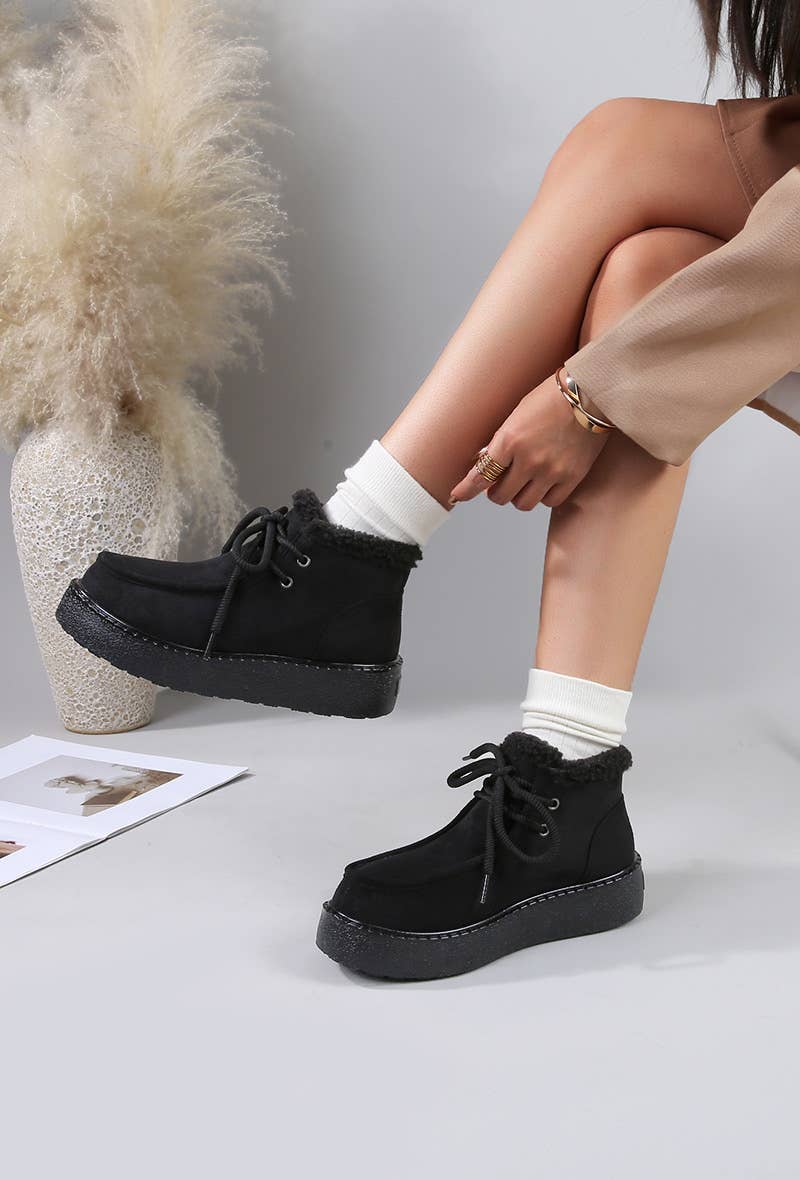 BELLICY / Cink-me - Wholesale Derby Shoes - Women's - L-607, High platform derby shoes lined with faux suede2