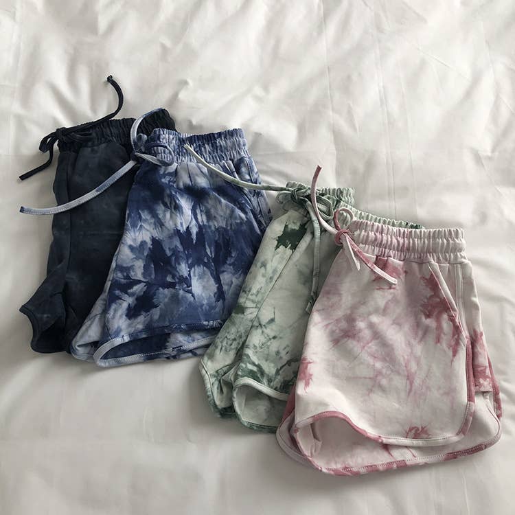 Rosa Clothing - Wholesale Shorts - Women's - Viral trendy Tie-Dye Camo athletic short23