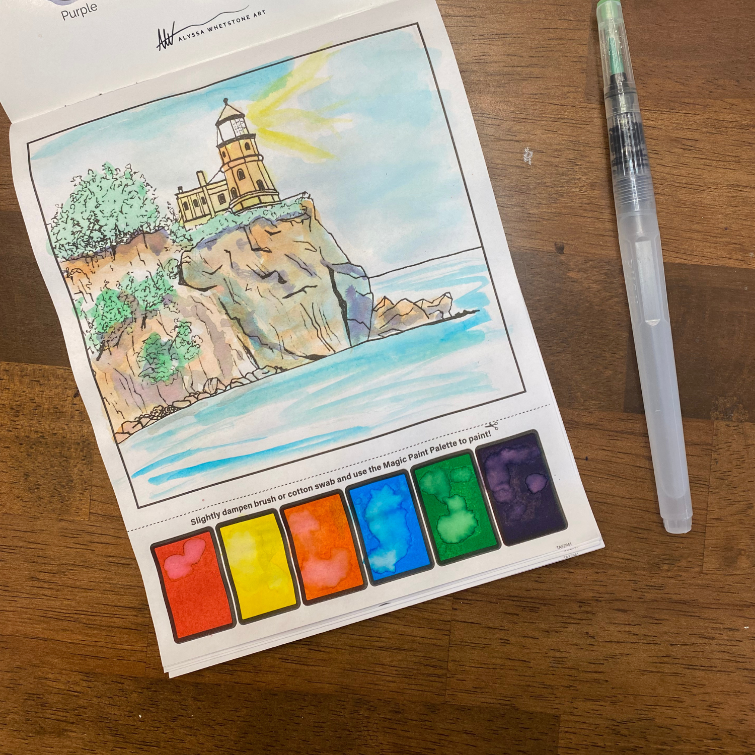 Alyssa Whetstone Art - Wholesale Coloring & Activity Book - Kids & Baby - I Can Paint Minnesota - Kids Painting Book3