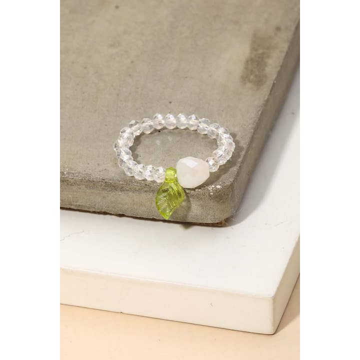 Anarchy Street - Vendita all'ingrosso Anello midi/a fascia - Anello frutta con perle di vetro1