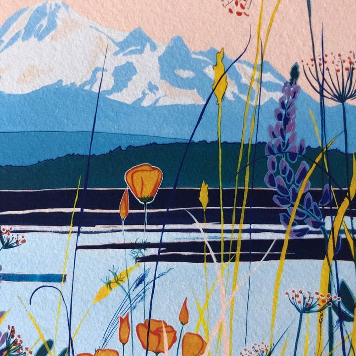 Lizz Miles Art - Wholesale Art Print - Wild Flowers5