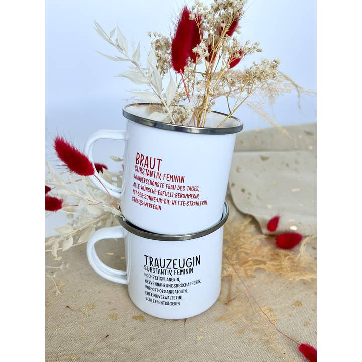 shopandmarry - Wholesale Coffee Mug - Maid of Honor enamel mug1