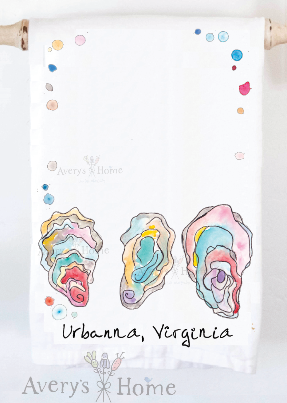 Avery's Home - Vente Torchons - Torchon Personnalisable Souvenir Océan Coquilles d'Huître28