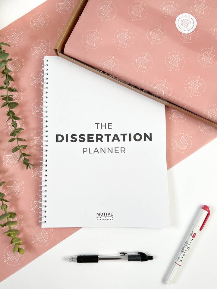 University Student Dissertation Speciale Planner A4 Hæfte for engroshandel hos Motive Stationery