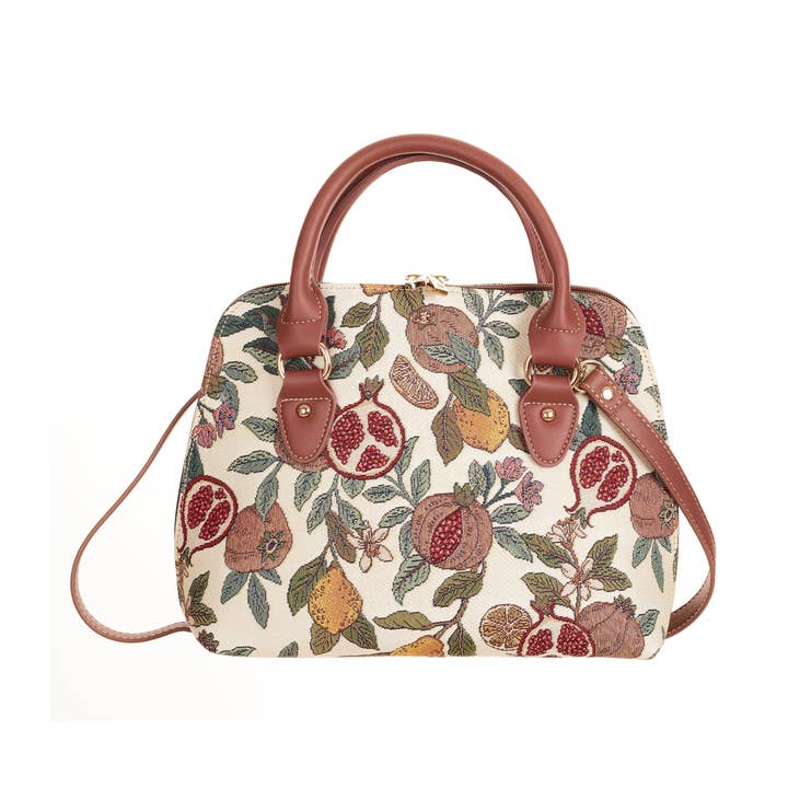 Pomegranate & Lemon - Convertible Bag for wholesale by Signare Tapestry