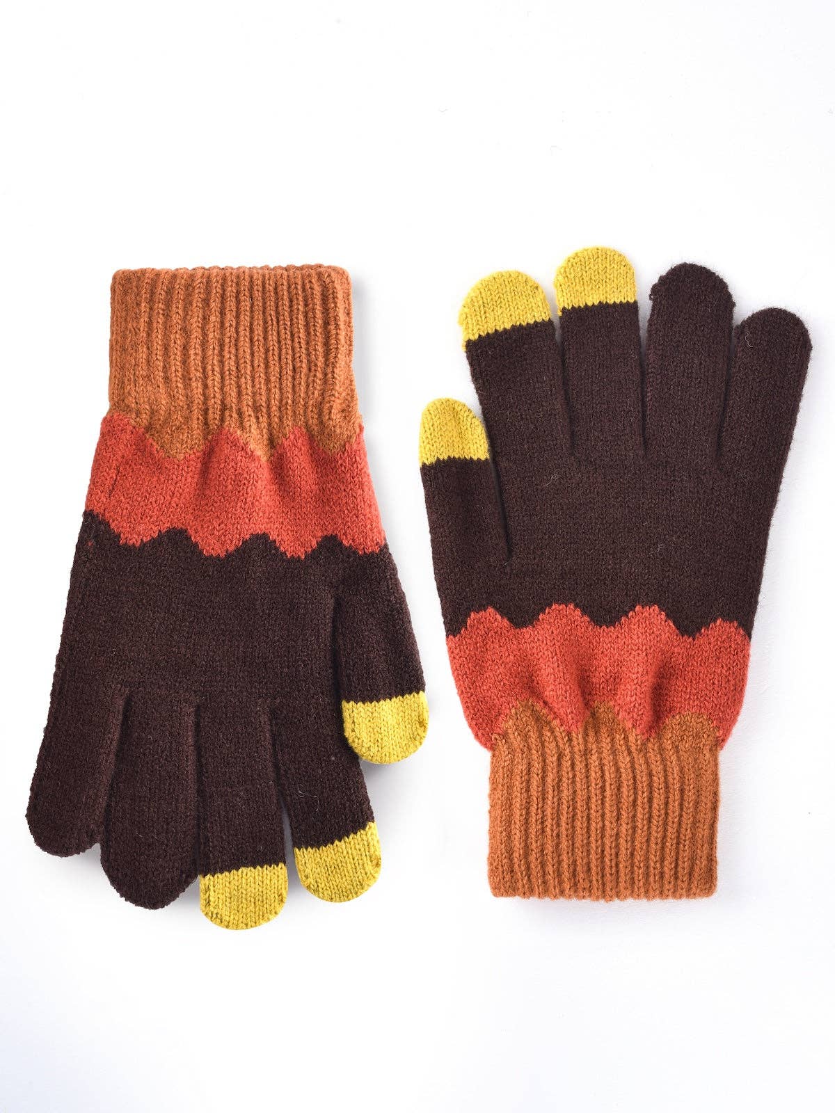 Funkyrel® Atzbranding Limited – wholesale Gloves – Women's – Gloving - Knitting Patchwork Touch Sceen Golves14