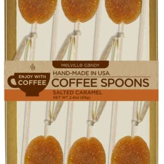 Melville Candy Company - Wholesale Hot Cocoa Spoon - Salted Caramel Coffee Spoons1