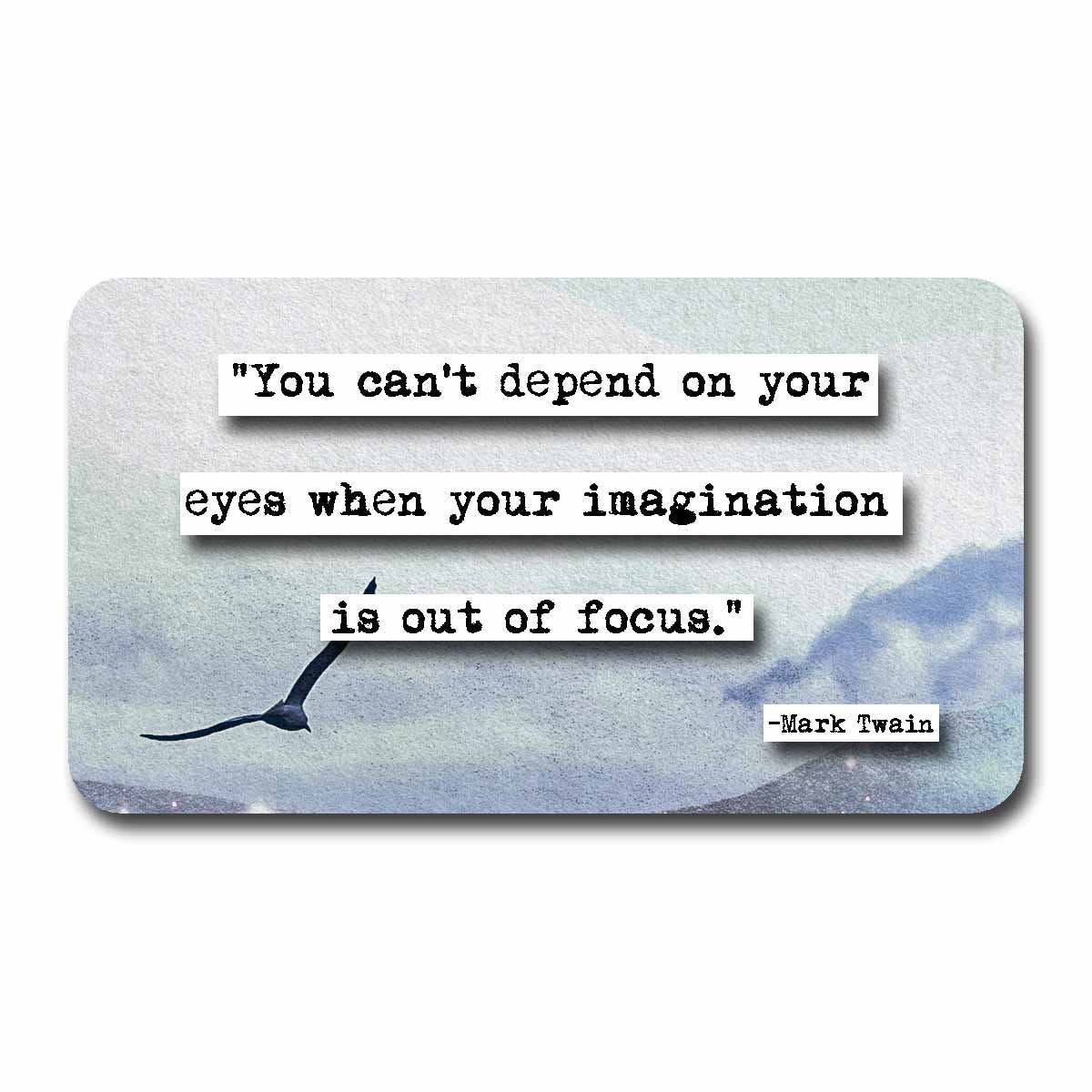 ChicalooKate - Vente Carte de vœux classique - Mark Twain - Mini cartes de citation Pocket Wisdom13