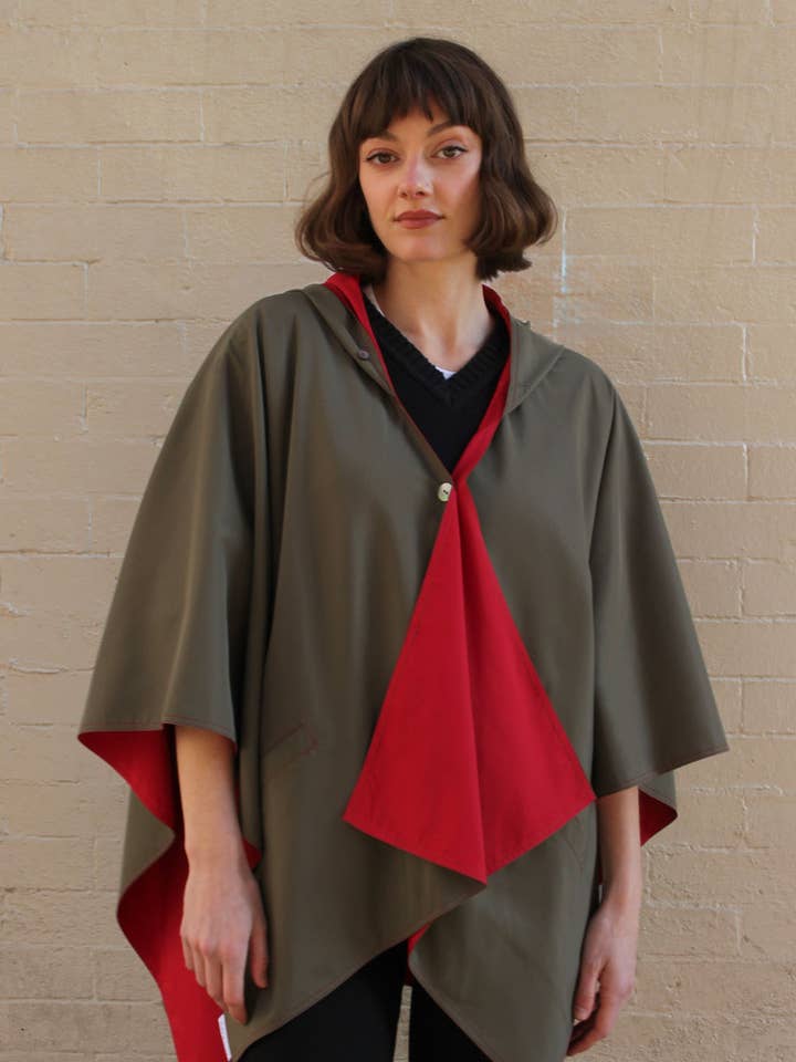 Olive & Red RAINRAP for wholesale by RAINRAPS