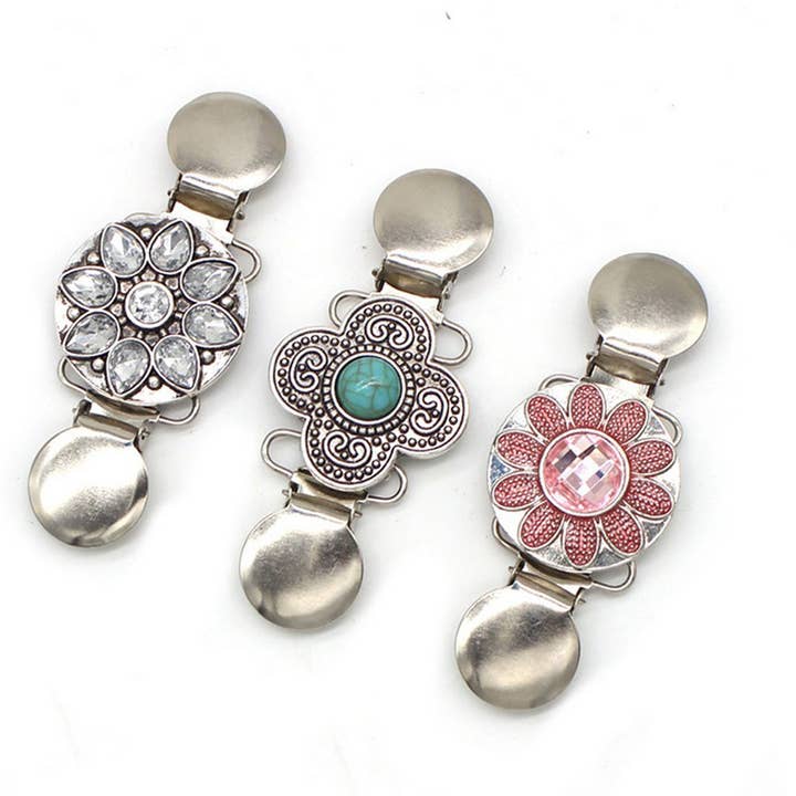 HOT SALE TURQUOISE SWEATER CLIP AND SHAWL CLIP_CWMM2209 for wholesale by ACCITY