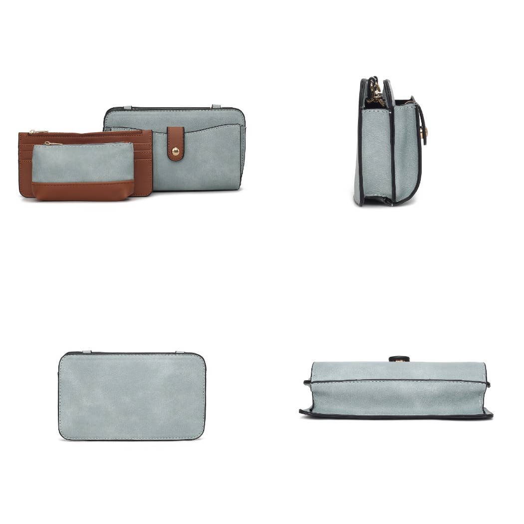 MKF Collection - Wholesale Crossbody Bag - Women's - Muriel Women Crossbody Bag with Card holder and Small Pouch15