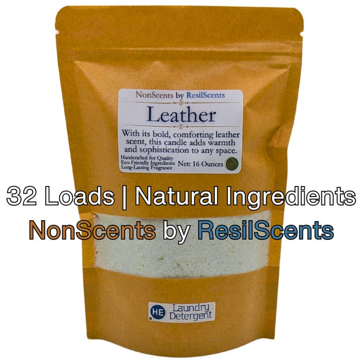 Leather Laundry Detergent – Bold & Earthy Scent | ResilScents™ for wholesale by ResilScents WholeSale