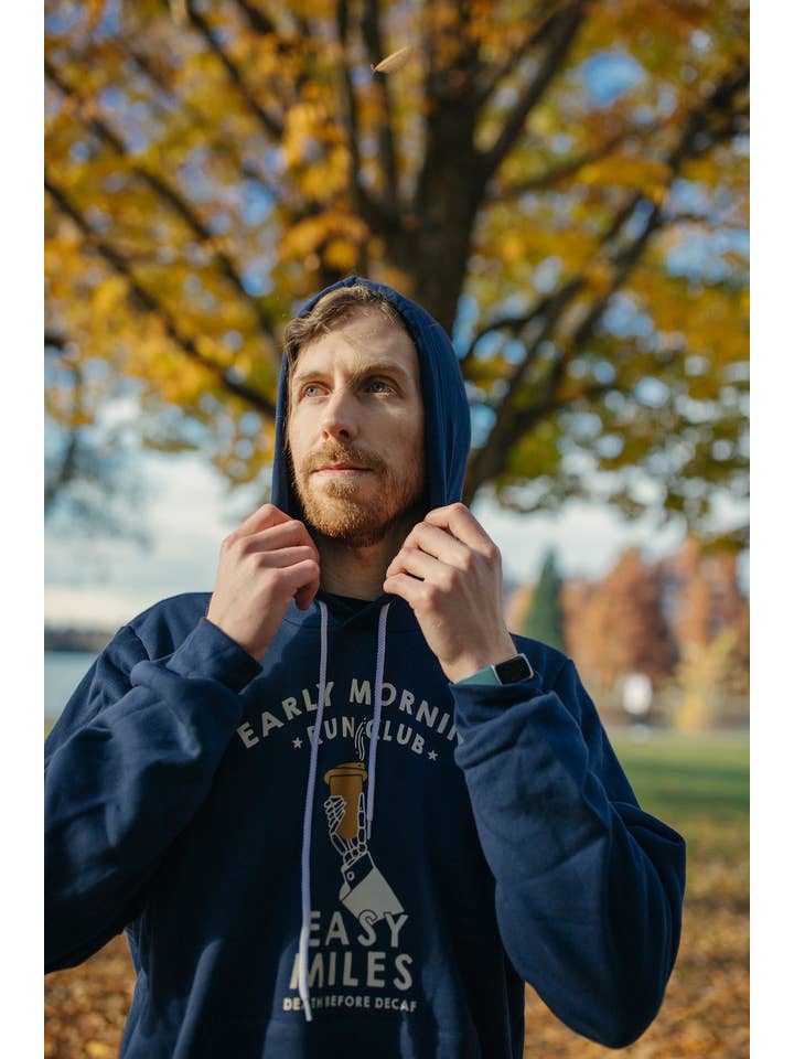 Sarah Marie Running Co - Wholesale Hoodie - Unisex - Early Morning Run Club Travel Cup Hoodie1