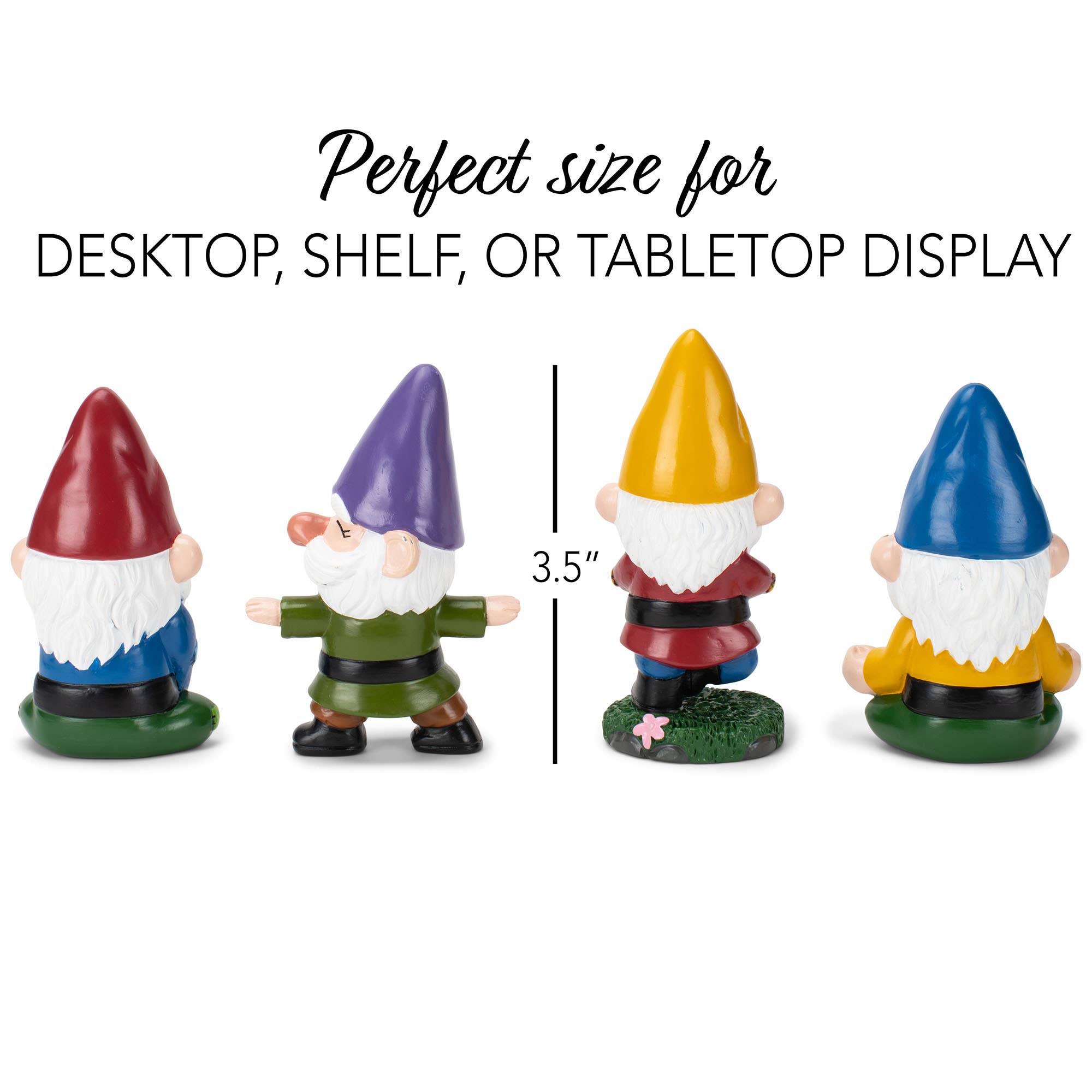 EAST AVENUE - Wholesale Decorative Figurine - Figurine 4-Pc Set Gnome Yoga Poses2