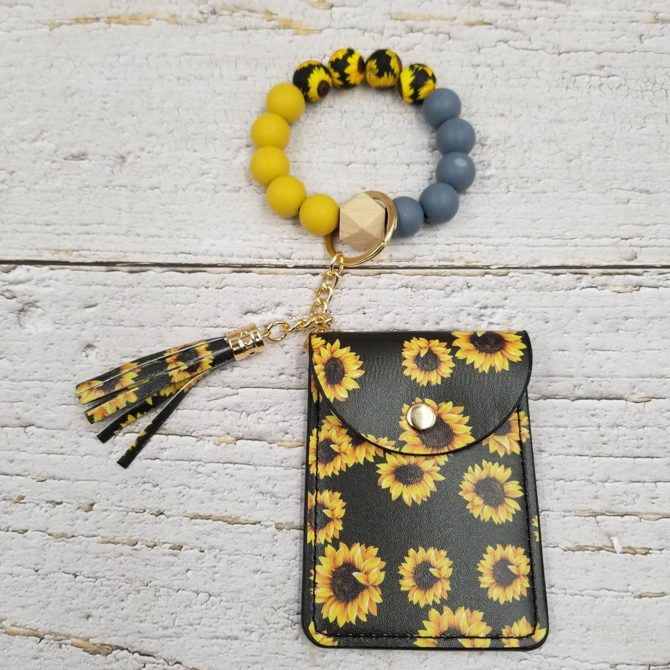 Treasure Wholesale - Wholesale Keychain Bracelet - Leopard & Snake Tassel Card Case Bracelet Keychain1