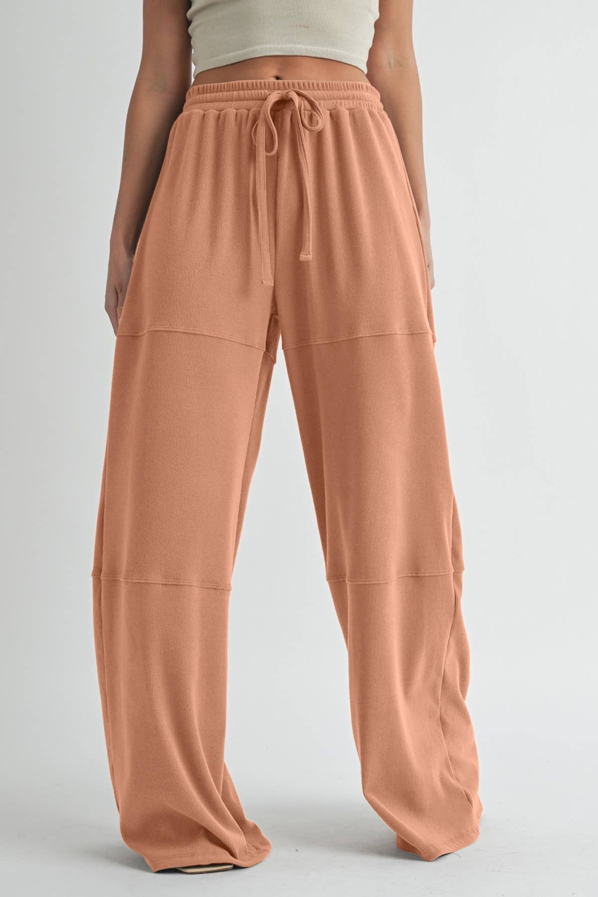 5besties inc - Wholesale Pants - Women's - ELASTIC WAIST WIDE-LEG PANTS.7