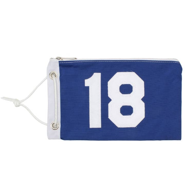 Crab & Cleek - Wholesale Wristlet - Flagstick Valuables or Wristlet Blue