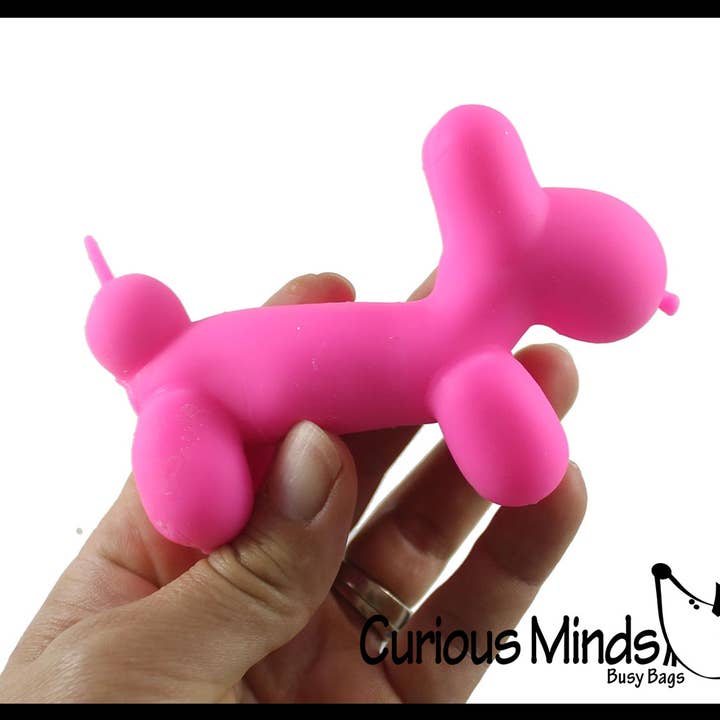 Curious Minds Toys - Wholesale Squishy toy – Kids & Baby - 1 Scented Balloon Dog Crunchy Sand Filled Stress Ball - Cute6