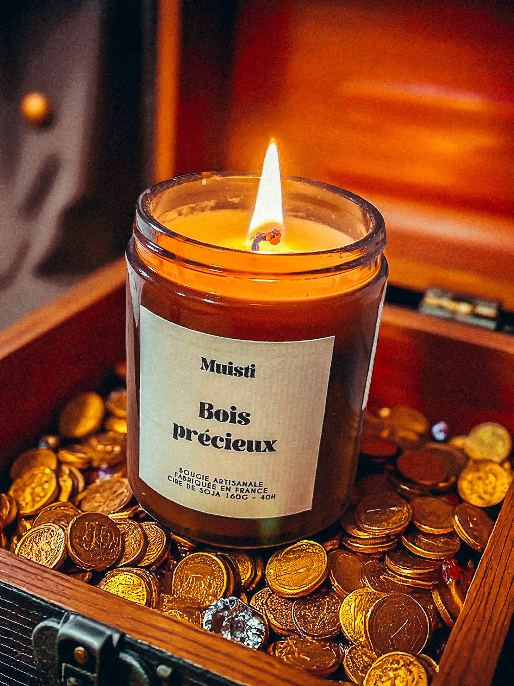 Muisti - Wholesale Jar/Filled Candle - Precious Wood Scented Candle