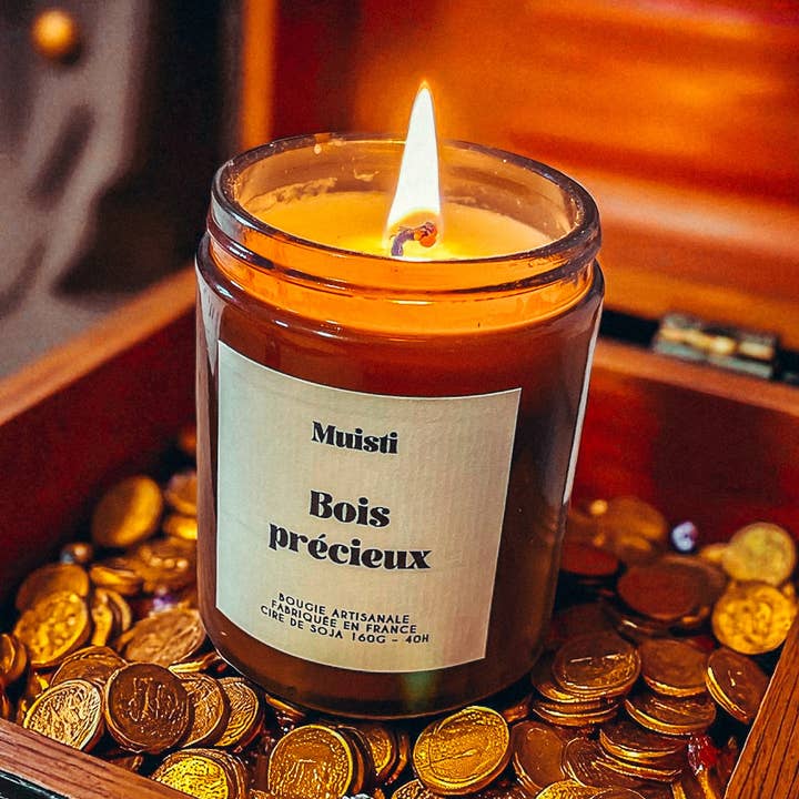 Muisti - Wholesale Jar/Filled Candle - Precious Wood Scented Candle0