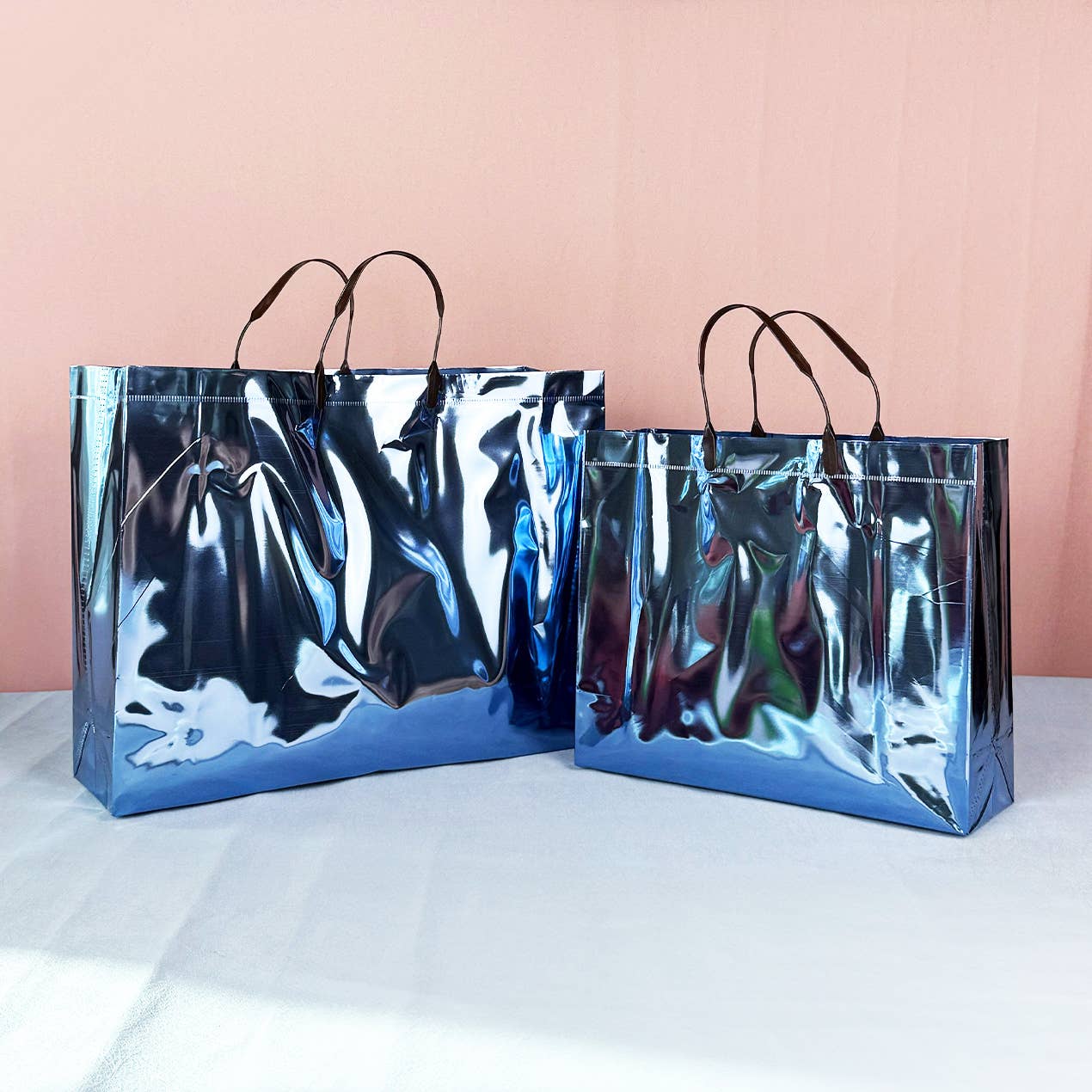 ByHome - Wholesale Gift Bag - 24pcs, Blue Laser Iridescent reflective PVC gift Bag4