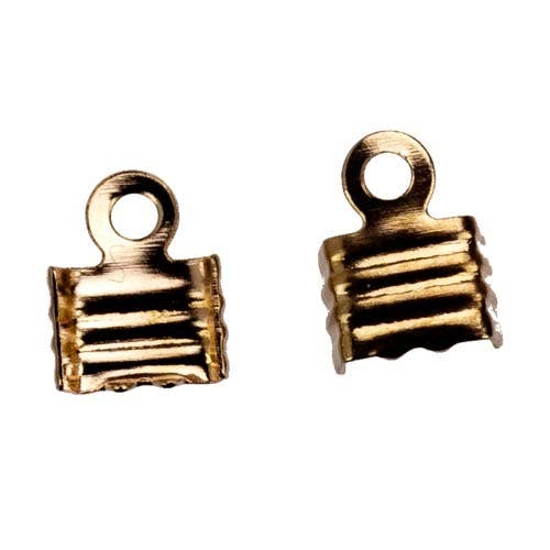 2.500 terminali pieghevoli, 2mm, oro rosa per la vendita all'ingrosso da parte di EHAWA