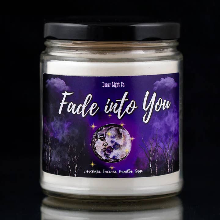 Lunar Light Co. - Wholesale Jar/Filled Candle - Fade into You - Mazzy Star 90's Candle