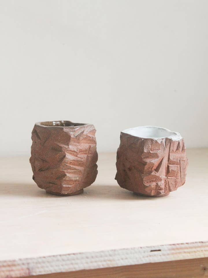 Kurinuki Cup for wholesale by keraclay