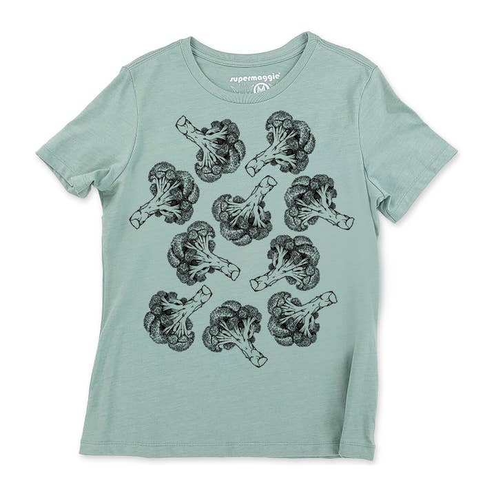 Broccoli Calliope Tee for wholesale by Supermaggie @ Faire