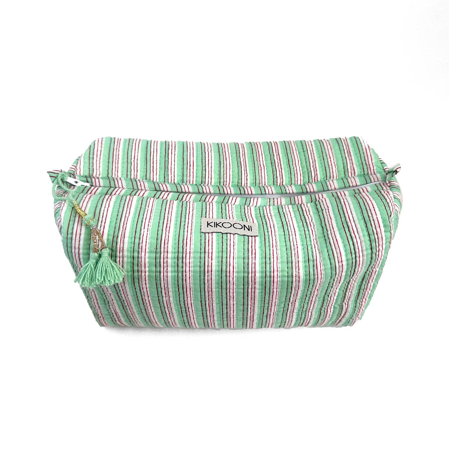 kikooni – bolsa de maquilhagem e cosméticos por atacado – Necessaire artesanal 'Stripes'15