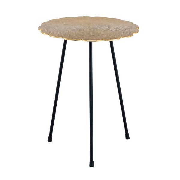 Voglrieder - Wholesale Side Table - Side table metal decorative table Hilton ø 35 x H 46 cm round A26