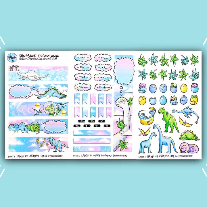 Dinosaurernas drömland månadspaket för wholesale av Planning With Kay