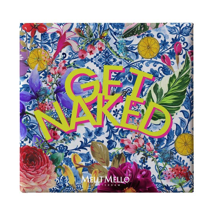 Melli Mello Flise Bliv Nøgen 15x15cm for engroshandel hos Melli Mello