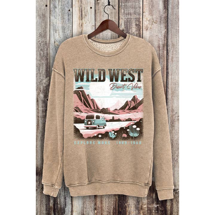 WILD WEST MINERAL SWEATSHIRTS for wholesale by HRTandLUV