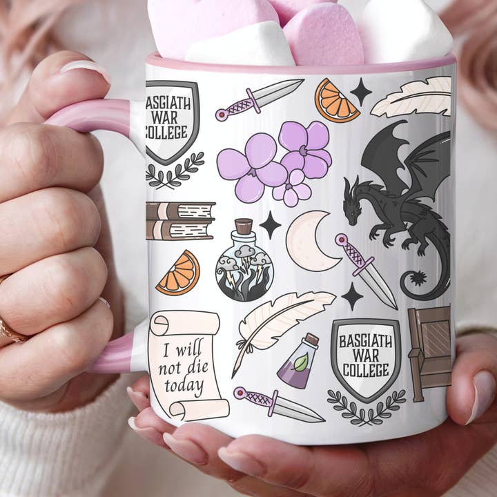 Fourth Wing Ceramic Mug for wholesale by Sunshine Design Shop