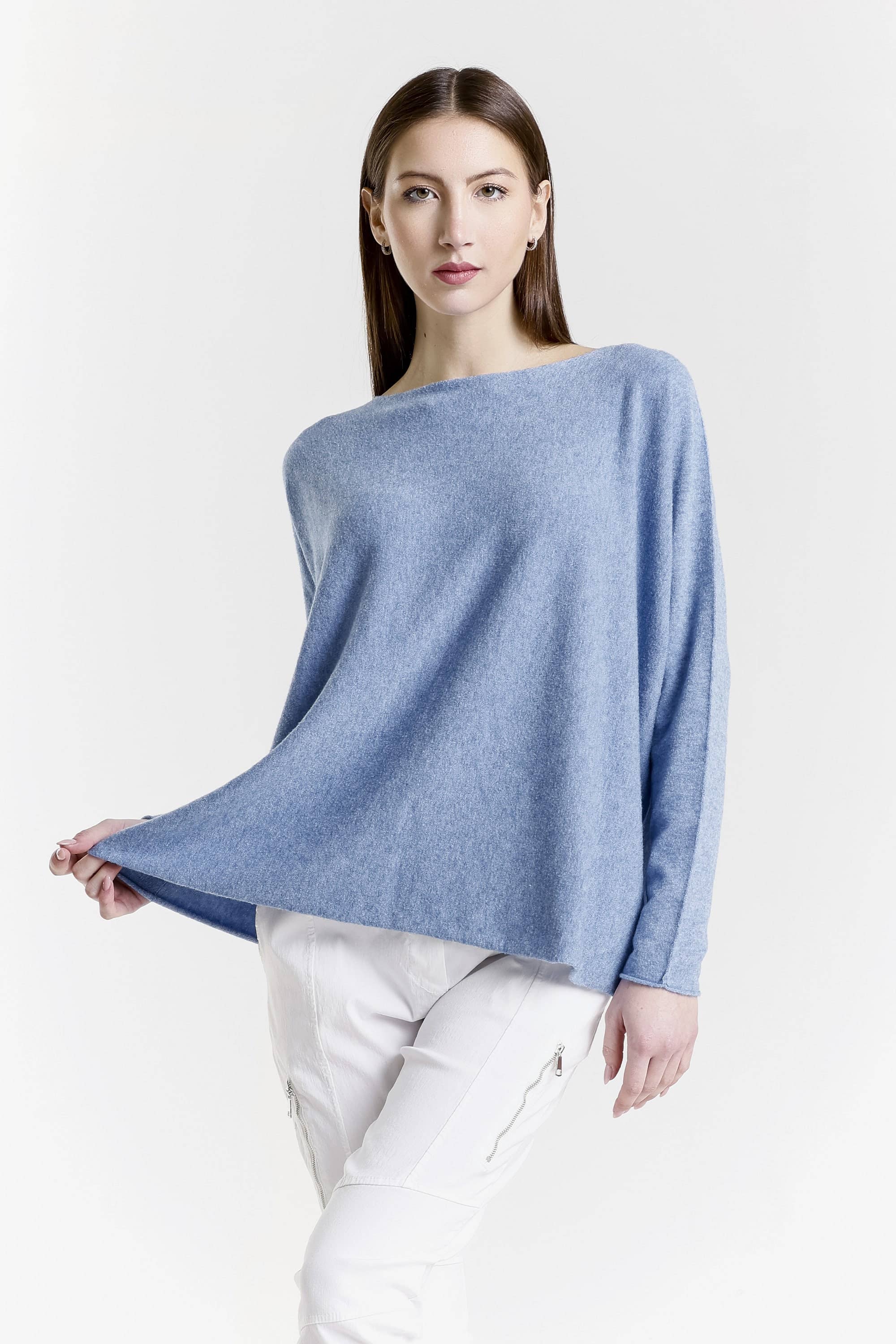 TINA Stephens Italy/Tees By Tina - Wholesale Knit Sweater - Women's - Laurin Seriously Soft Jewel Neck Sweater (BLS425)25