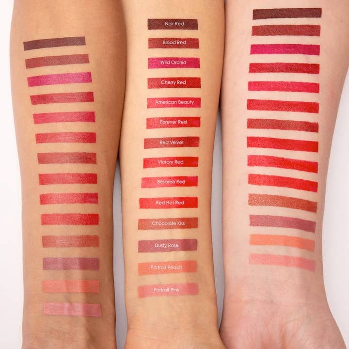 Besame Cosmetics Inc - Wholesale Lipstick - Victory Red Lipstick - 2024 Limited Edition with Victory Pin