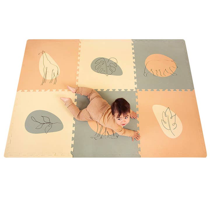 HM Hamburg Merchants GmbH – wholesale Play mat – Kids & baby – Hakuna Matte XXL Foam Play Mat «Jungle Sunset» 1.8 x 1.2 m4