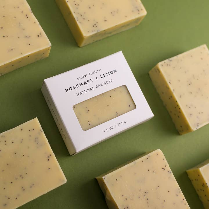 Slow North - Wholesale Bar Soap - Rosemary + Lemon - Natural Bar Soap