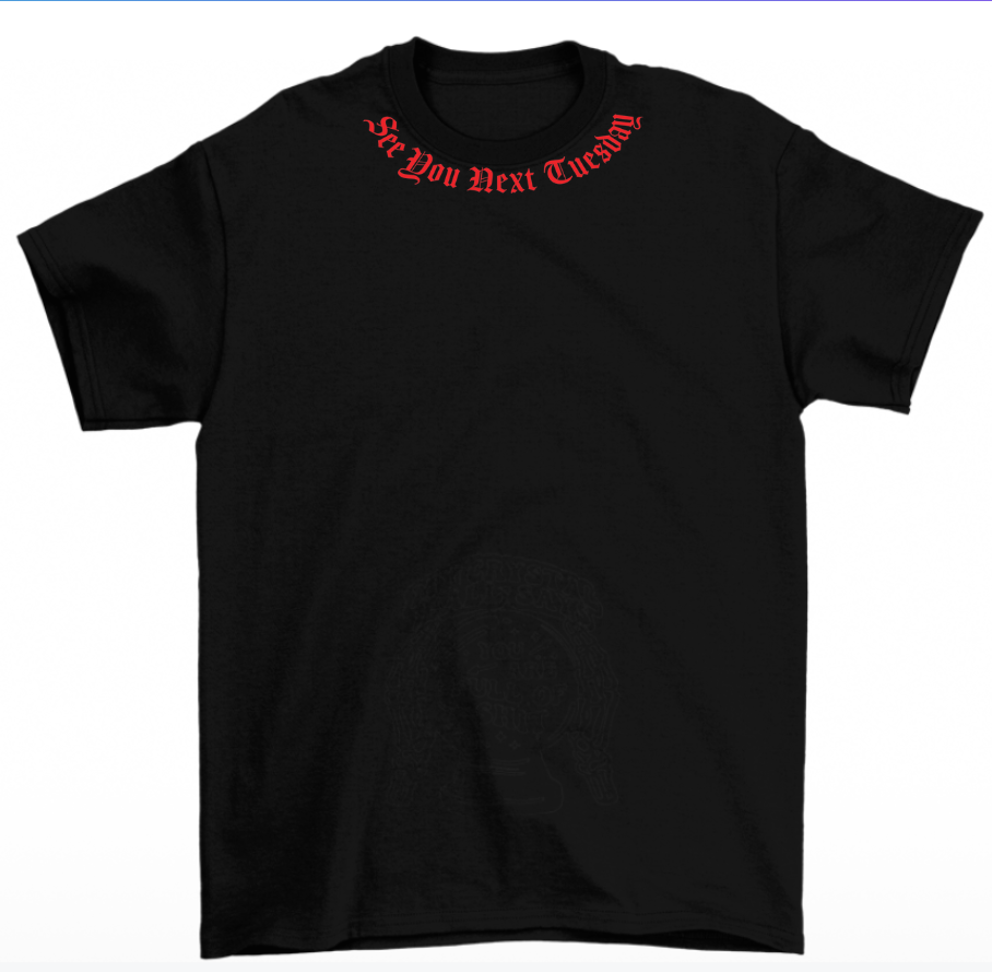 Wickedly Divine Shop – Engroshandel T-shirt med print - Dame – See You Next Tuesday t-shirt i gothic grunge-stil1