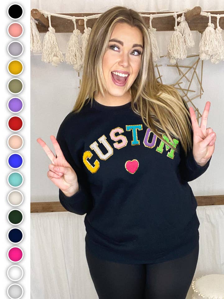 Sweatshirt Ideal en chenille pour la vente par Sugar Stitch