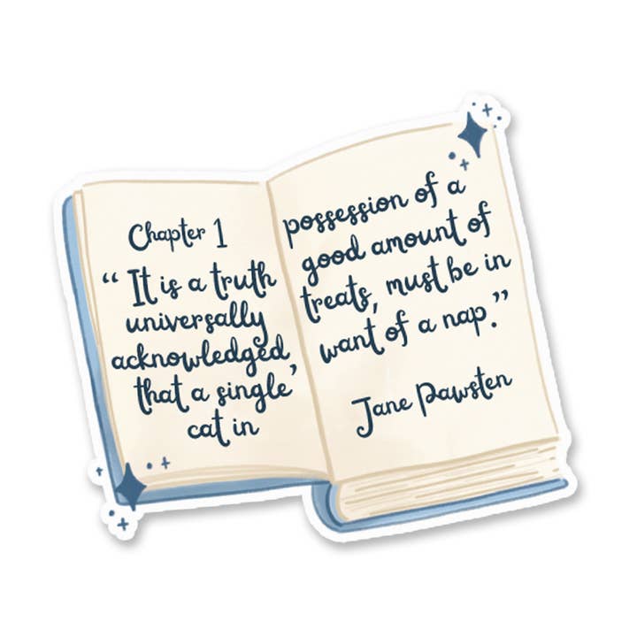 Oggy's Club - Pawride and Purrjudice - Die Cut Stickers for wholesale by My Sweet Paper Card