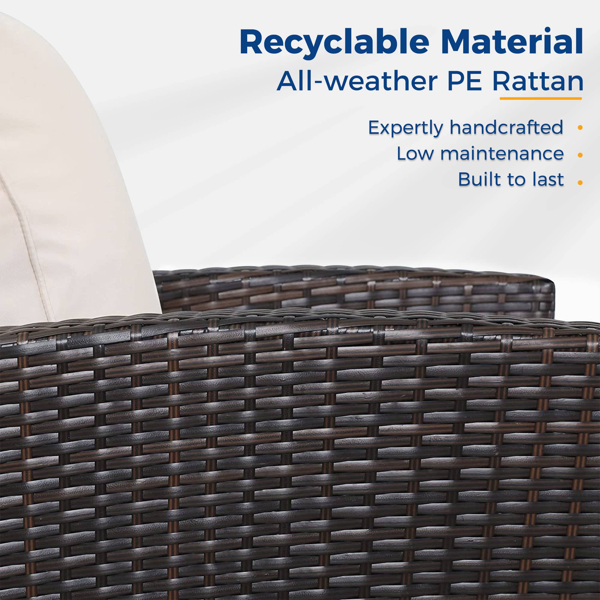 Heynemo - Wholesale Patio Set - 5 Piece Outdoor Patio Furniture Sets, Wicker Sofa Set11