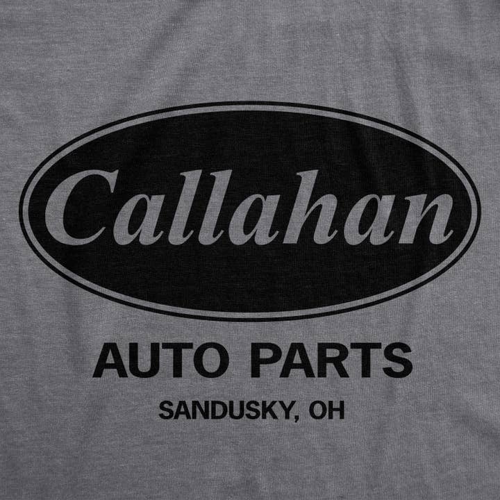 Callahan Auto Parts Men's Tshirt TV & Movies Graphic Tee for wholesale by Crazy Dog T-Shirts