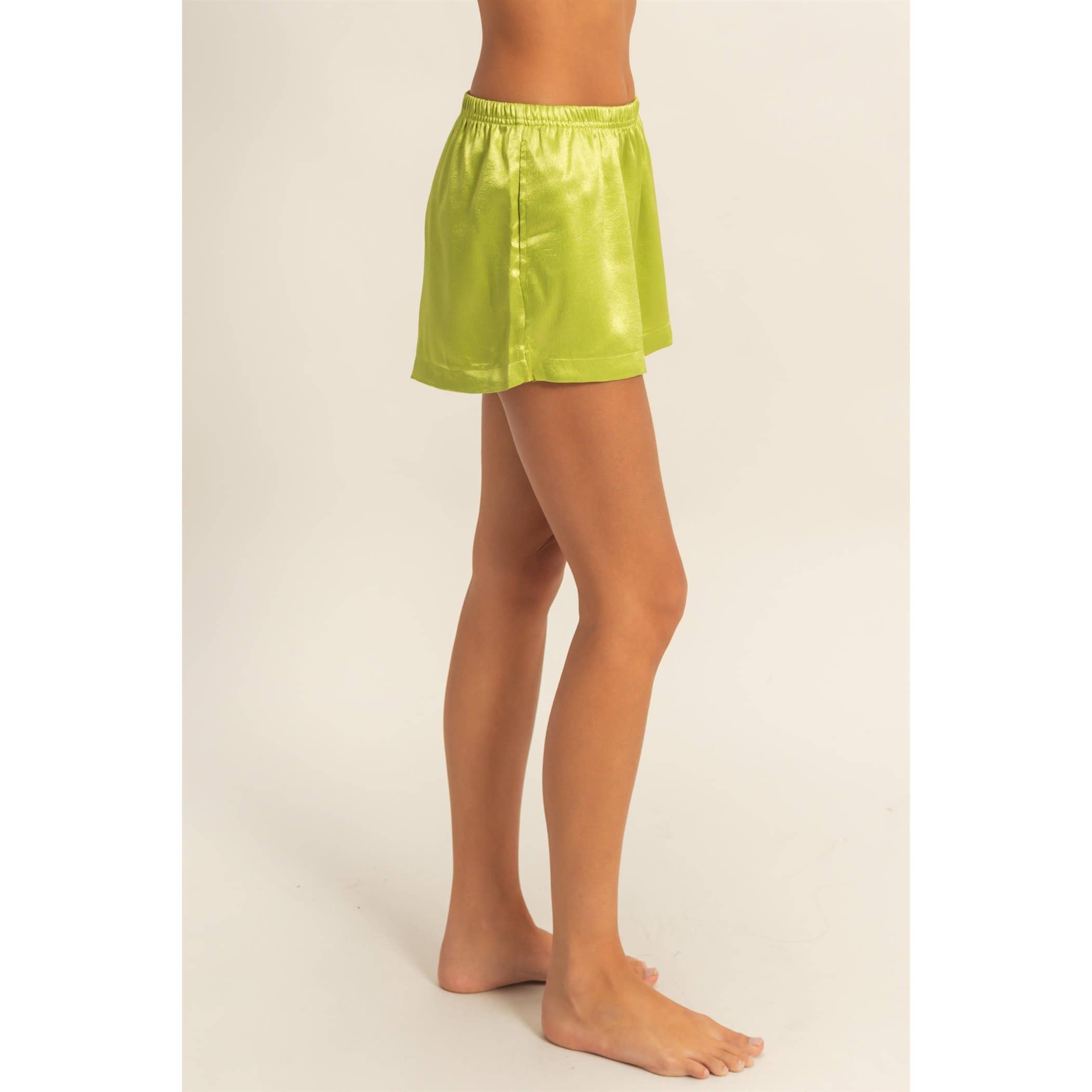 HYFVE - Wholesale Shorts - Women's - Satin Elastic Waist Shorts With Side Slit16