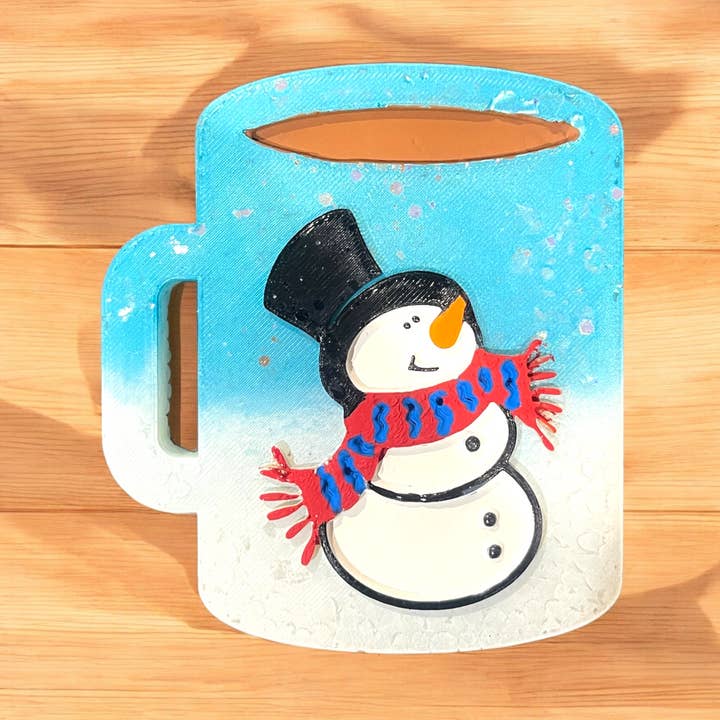 Cup Culture - Wholesale Car Freshener - Women's - Snowman mug car freshie0