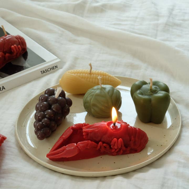 Hormscent - Wholesale Novelty Candle - Mini Lobster Beeswax Candle2