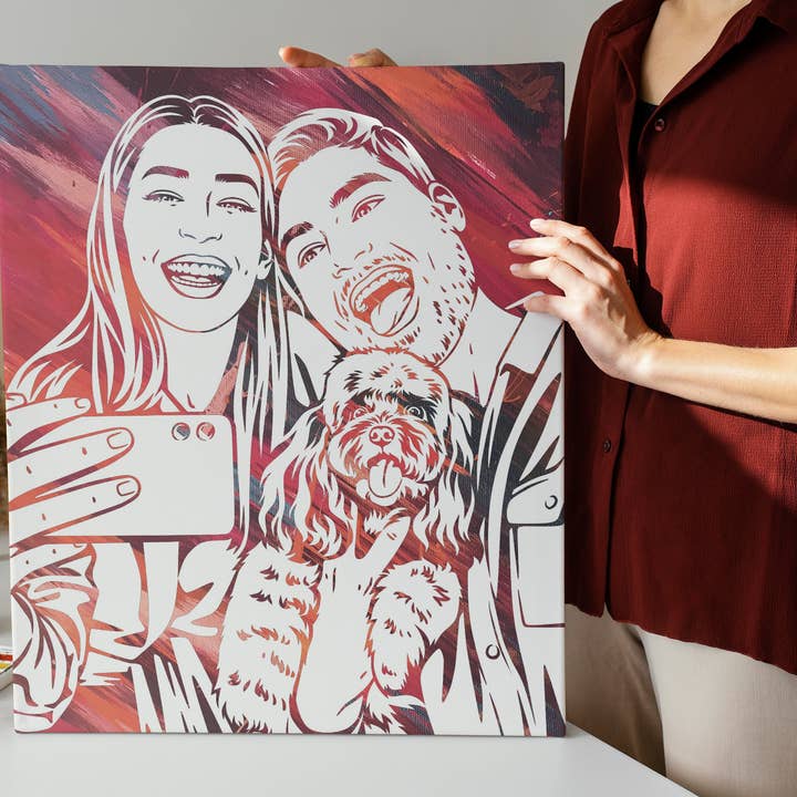 Schilderpakket voor persoonlijk portret voor wholesale door Artisan Digital