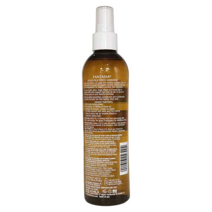 KT Supply - Wholesale Hair Spray - Fantasia Liquid Mossue Spritz Hair Spray, Super Hold, 10 Oz.1