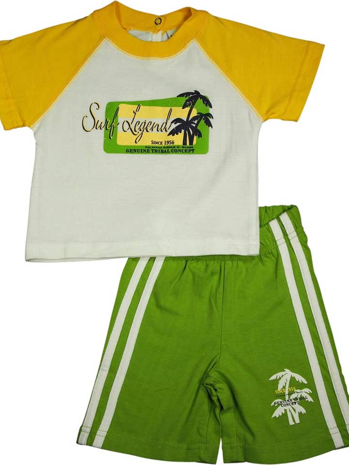 Eastern Off Price – Engroshandel Top- og shortssæt – til børn – Mish Mish småbørn & dreng bomuld kortærmet sæt